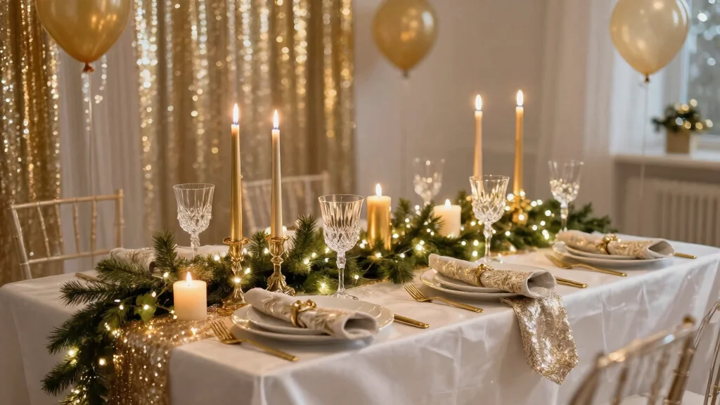 19 Stunning New Year's Eve Table Decorations That'll Wow Your Guests!