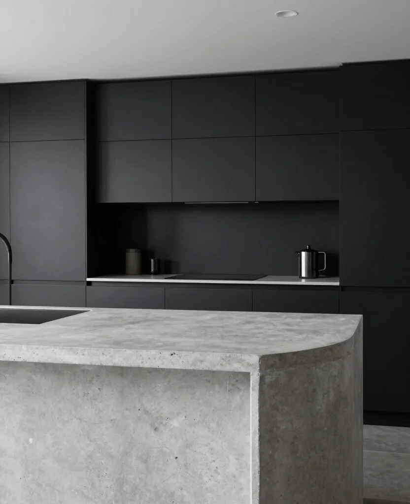 19 Stunning Ogee Edge Countertops That Will Transform Your Kitchen (You Won't Believe #7!) 103 19 Stunning Ogee Edge Countertops That Will Transform Your Kitchen (You Won't Believe #7!) - 10. Contemporary Concrete Ogee Edge