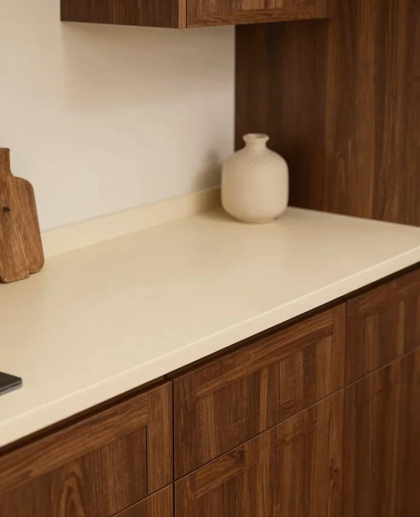 19 Stunning Ogee Edge Countertops That Will Transform Your Kitchen (You Won't Believe #7!) 193 19 Stunning Ogee Edge Countertops That Will Transform Your Kitchen (You Won't Believe #7!) - 18. Charming Cream Ogee Edge Countertop