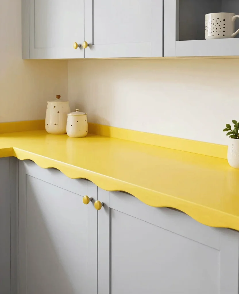 19 Stunning Ogee Edge Countertops That Will Transform Your Kitchen (You Won't Believe #7!) 204 19 Stunning Ogee Edge Countertops That Will Transform Your Kitchen (You Won't Believe #7!) - 19. Radiant Yellow Ogee Edge Countertop