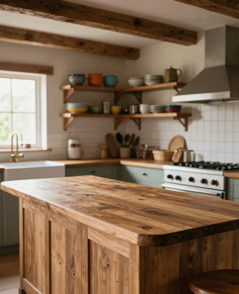 19 Stunning Ogee Edge Countertops That Will Transform Your Kitchen (You Won't Believe #7!) 24 19 Stunning Ogee Edge Countertops That Will Transform Your Kitchen (You Won't Believe #7!) - 3. Rustic Wood Ogee Edge Countertop