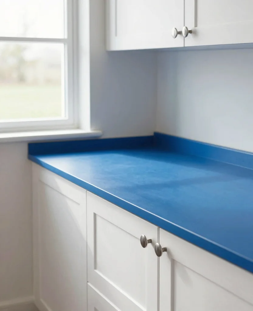 19 Stunning Ogee Edge Countertops That Will Transform Your Kitchen (You Won't Believe #7!) 68 19 Stunning Ogee Edge Countertops That Will Transform Your Kitchen (You Won't Believe #7!) - 7. Distinctive Blue Ogee Edge Countertop