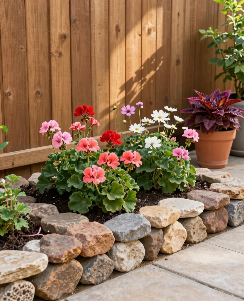 19 Stunning Raised Flower Bed Ideas Along Your Fence That Will Transform Your Garden! 35 19 Stunning Raised Flower Bed Ideas Along Your Fence That Will Transform Your Garden! - 4. Raised Bed with Decorative Edging 1