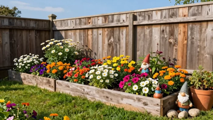 19 Stunning Raised Flower Bed Ideas Along Your Fence That Will Transform Your Garden!
