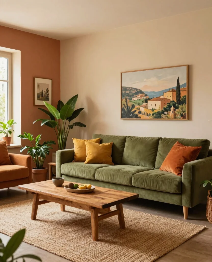 19 Stunning Sicilian Living Room Decor Ideas That Will Transform Your Space! 2 19 Stunning Sicilian Living Room Decor Ideas That Will Transform Your Space! - 1. Embrace Earthy Tones 1