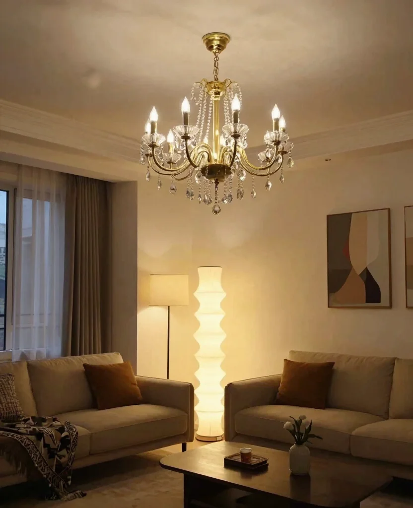 19 Stunning Sicilian Living Room Decor Ideas That Will Transform Your Space! 136 19 Stunning Sicilian Living Room Decor Ideas That Will Transform Your Space! - 13. Statement Lighting 1