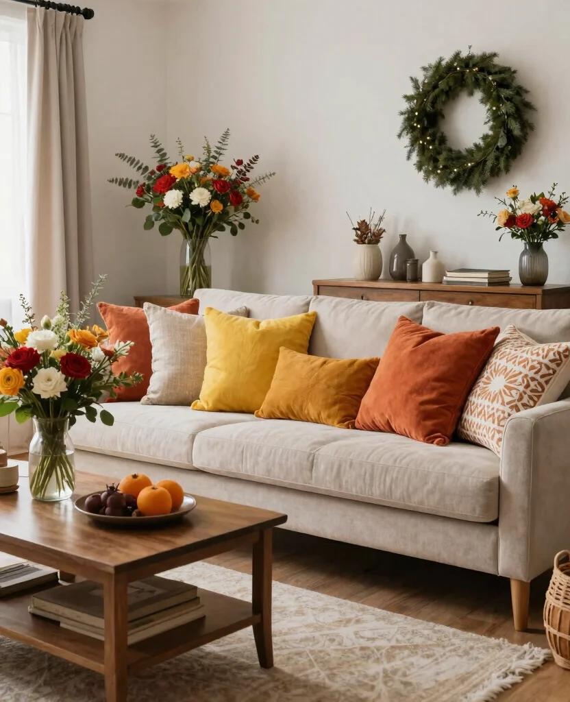 19 Stunning Sicilian Living Room Decor Ideas That Will Transform Your Space! 192 19 Stunning Sicilian Living Room Decor Ideas That Will Transform Your Space! - 18. Seasonal Decor Swaps 1