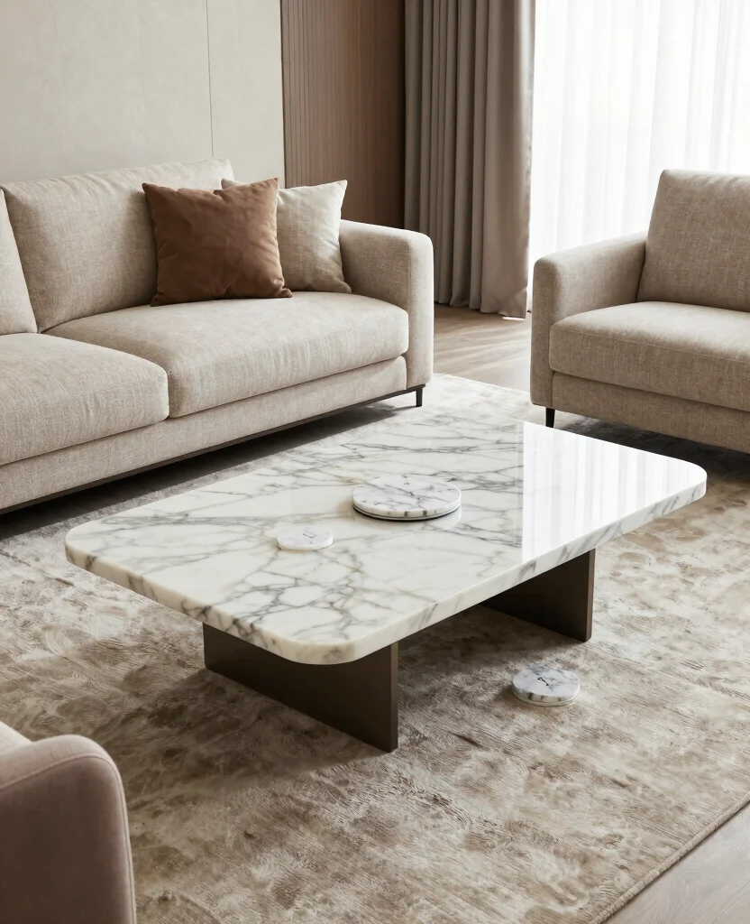 19 Stunning Sicilian Living Room Decor Ideas That Will Transform Your Space! 57 19 Stunning Sicilian Living Room Decor Ideas That Will Transform Your Space! - 6. Marbled Surfaces 1