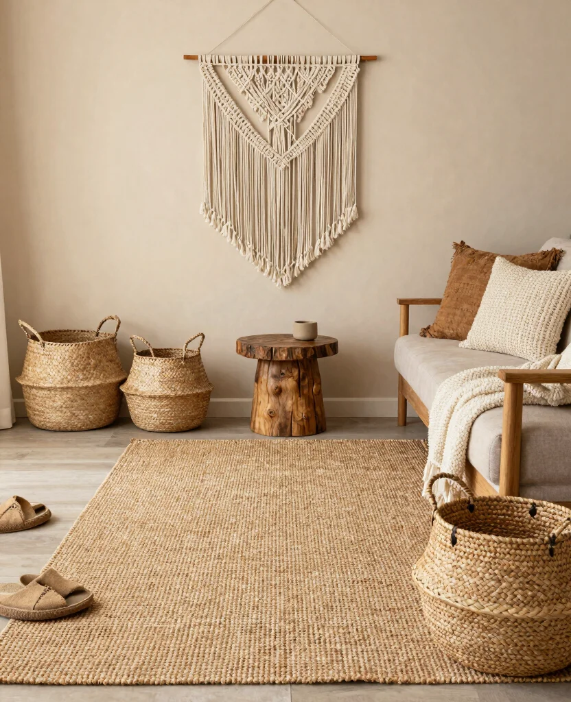 19 Stunning Sicilian Living Room Decor Ideas That Will Transform Your Space! 79 19 Stunning Sicilian Living Room Decor Ideas That Will Transform Your Space! - 8. Woven Accents 1