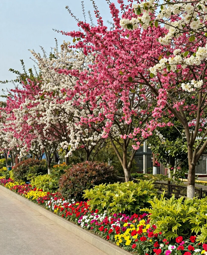 19 Stunning Side Yard Landscaping Ideas That'll Transform Your Home's Curb Appeal! - 14. Ornamental Trees