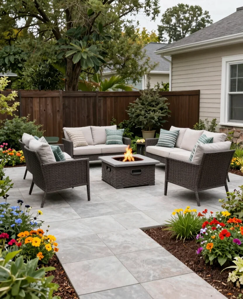 19 Stunning Side Yard Landscaping Ideas That'll Transform Your Home's Curb Appeal! - 17. Paver Patio Extensions