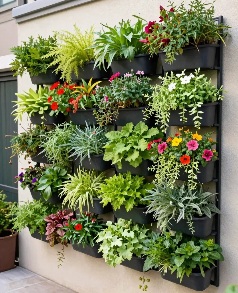 19 Stunning Side Yard Landscaping Ideas That'll Transform Your Home's Curb Appeal! - 2. Vertical Gardens