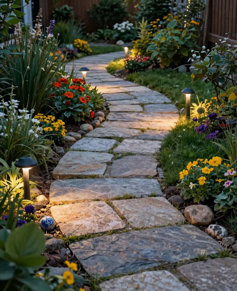 19 Stunning Side Yard Landscaping Ideas That'll Transform Your Home's Curb Appeal! - 3. Charming Pathways