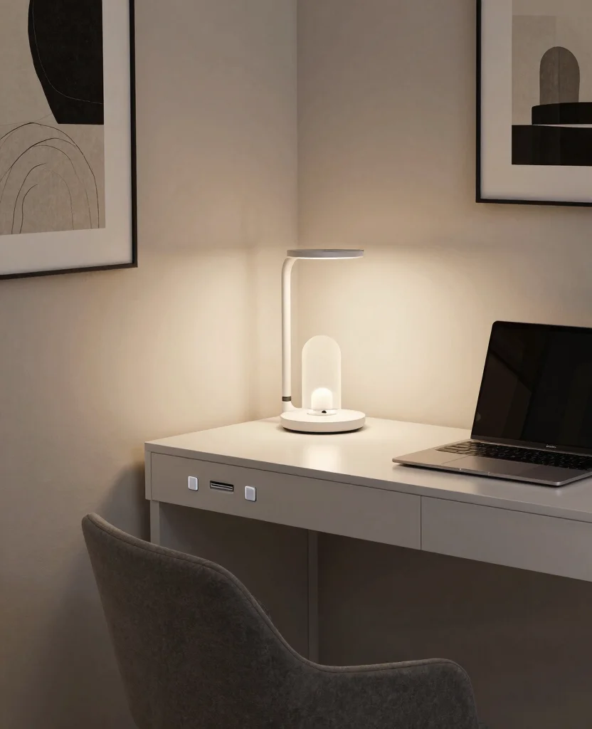 19 Trendy Bedroom Office Ideas That'll Make You Want to Work from Home Forever! 46 19 Trendy Bedroom Office Ideas That'll Make You Want to Work from Home Forever! - 5. Smart Tech Integration 1