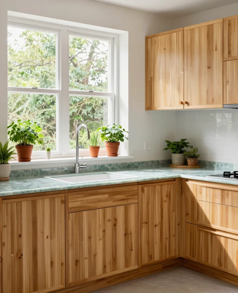 19 Types of Kitchen Cabinets That Will Transform Your Cooking Space (You Won't Believe #7!) - 12. Eco-Friendly Cabinets 1