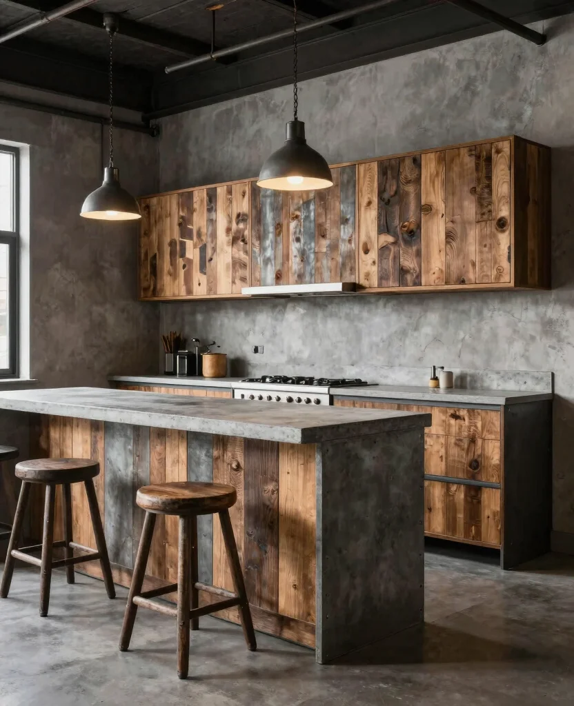 19 Types of Kitchen Cabinets That Will Transform Your Cooking Space (You Won't Believe #7!) - 16. Industrial Cabinets 1