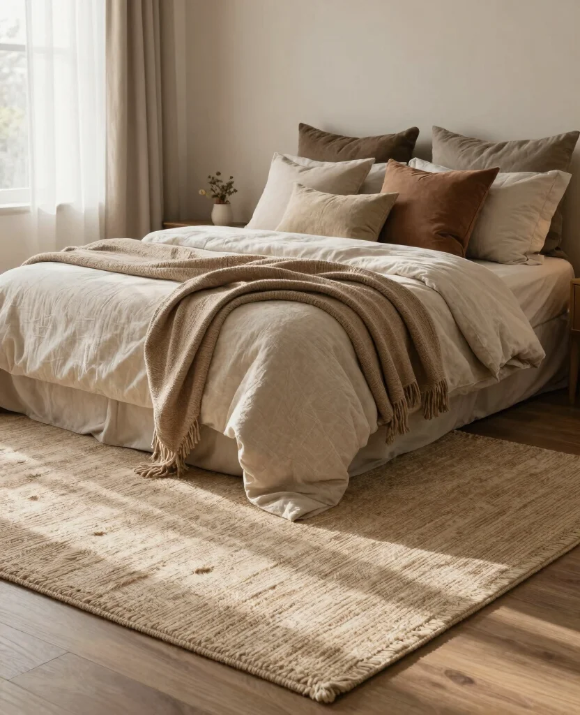 19 Zen-Inspired Bedroom Ideas That Will Turn Your Space into a Serene Sanctuary! - 5. Integrate Soft Textiles 1