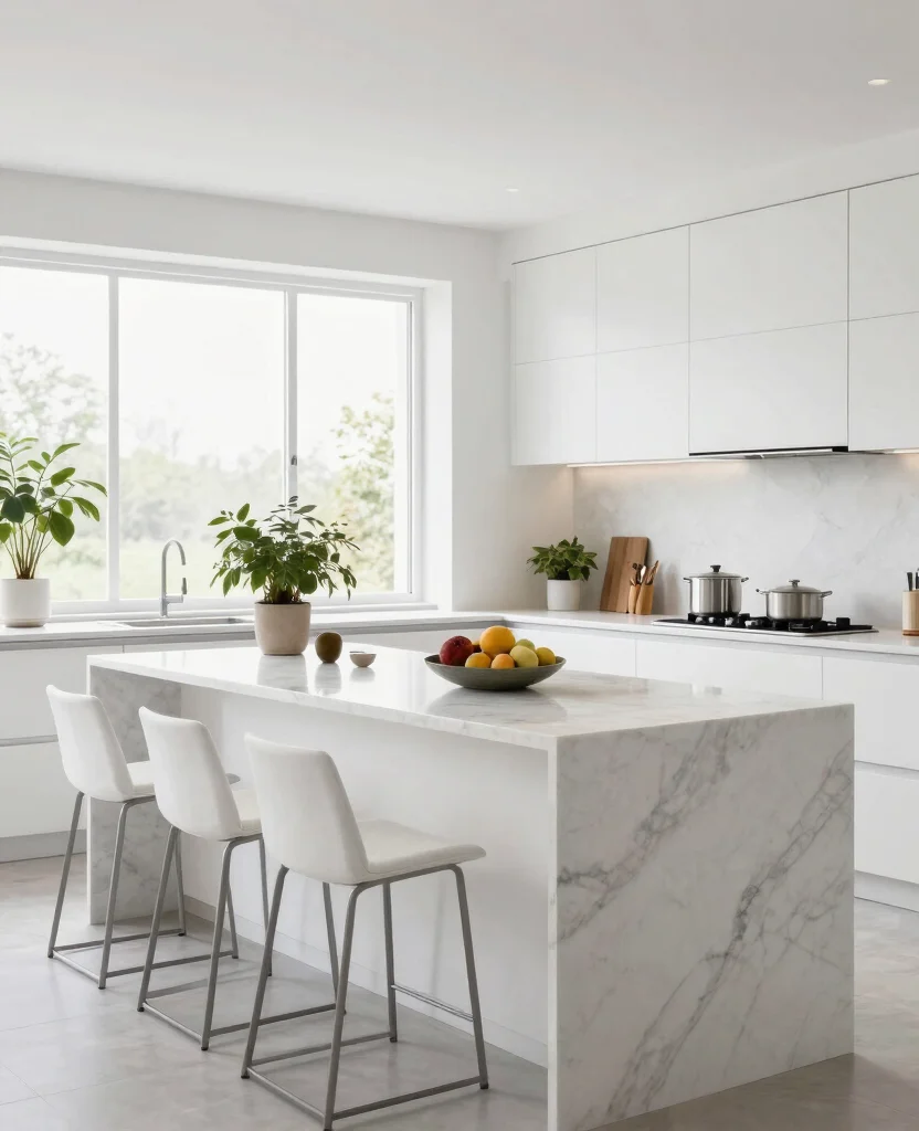 Discover 19 Stunning Kitchen Island with Seating Ideas That Will Transform Your Cooking Space! 13 Discover 19 Kitchen Island with Seating Ideas That Will Transform Your Cooking Space! - 2. Sleek Modern Minimalism