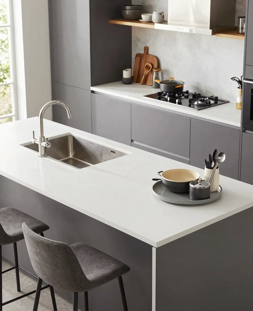 Discover 19 Stunning Kitchen Island with Seating Ideas That Will Transform Your Cooking Space! 58 Discover 19 Stunning Kitchen Islands with Stools That Will Transform Your Cooking Space! - 7. Multi-Functional Kitchen Island