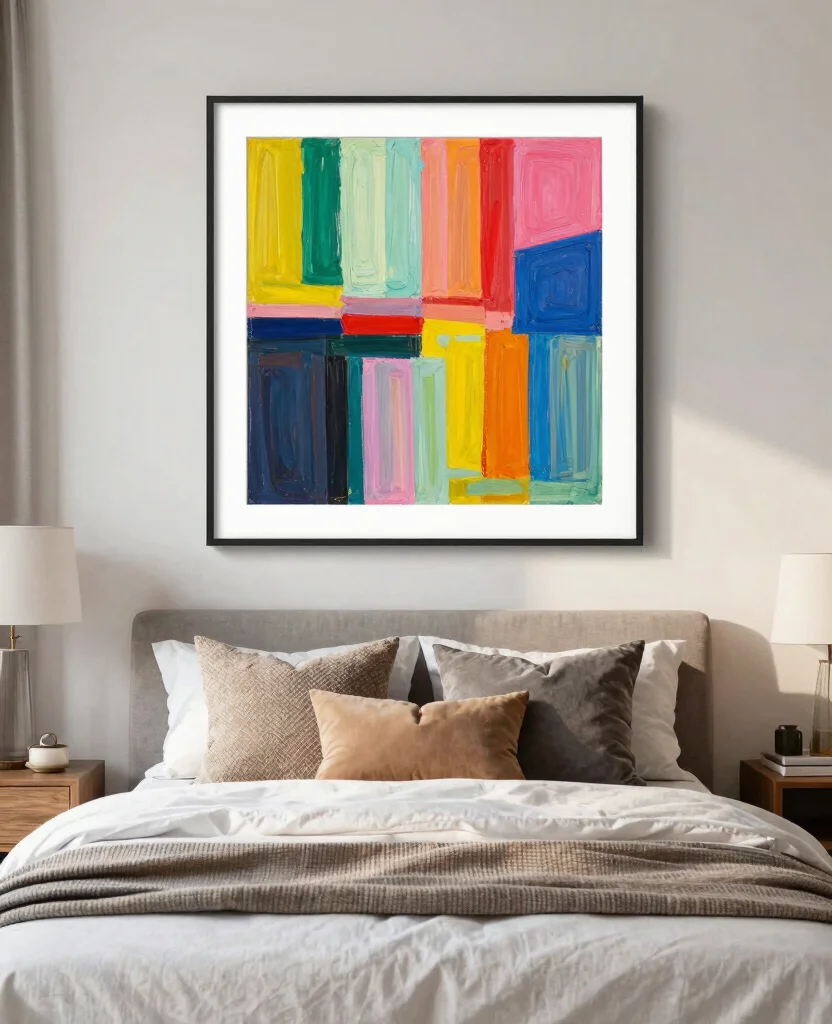 Discover 19 Unique Hacienda Style Bedroom Ideas That'll Spark Your Creativity! 103 Discover 19 Unique Hacienda Style Bedroom Ideas That'll Spark Your Creativity! - 10. Statement Art Pieces