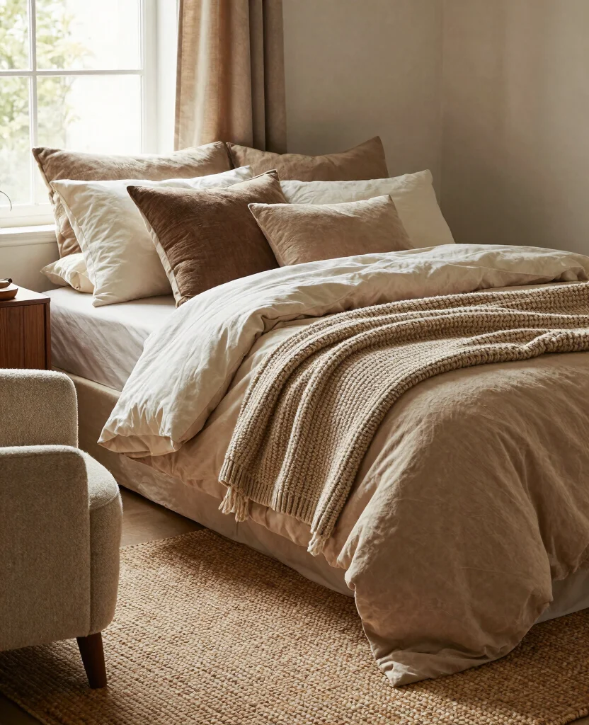 Discover 19 Unique Hacienda Style Bedroom Ideas That'll Spark Your Creativity! 114 Discover 19 Unique Hacienda Style Bedroom Ideas That'll Spark Your Creativity! - 11. Layered Textures