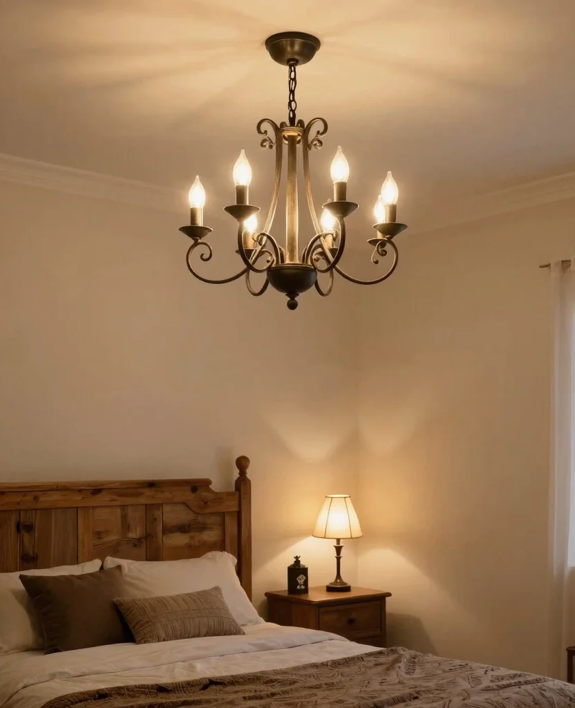 Discover 19 Unique Hacienda Style Bedroom Ideas That'll Spark Your Creativity! 68 Discover 19 Unique Hacienda Style Bedroom Ideas That'll Spark Your Creativity! - 7. Artistic Lighting Fixtures