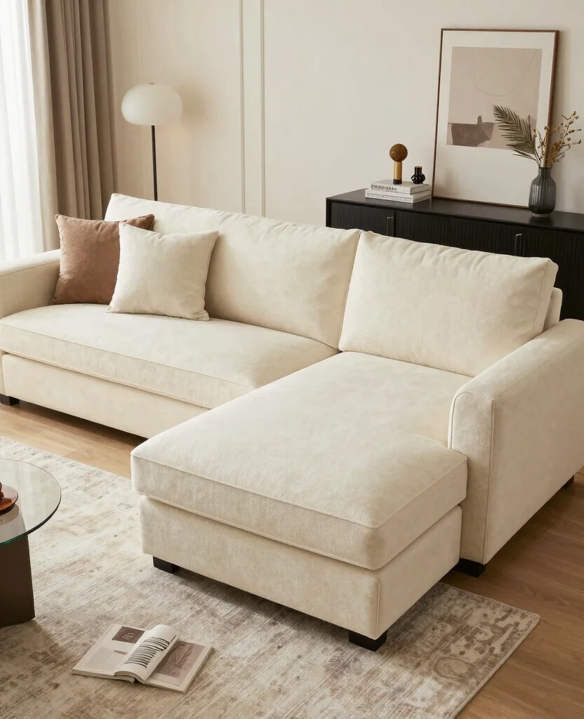 Discover the 19 Best Sectional Sofas for Heavy People (You'll Love #7!) - 18. The Reversible Chaise Sectional 1