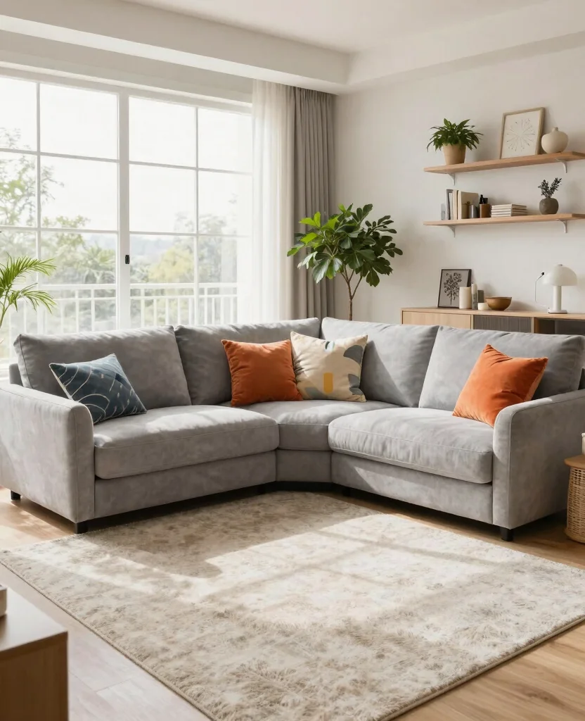 Discover the 19 Best Sectional Sofas for Heavy People (You'll Love #7!) - 3. The Curved Cuddle Sectional 1