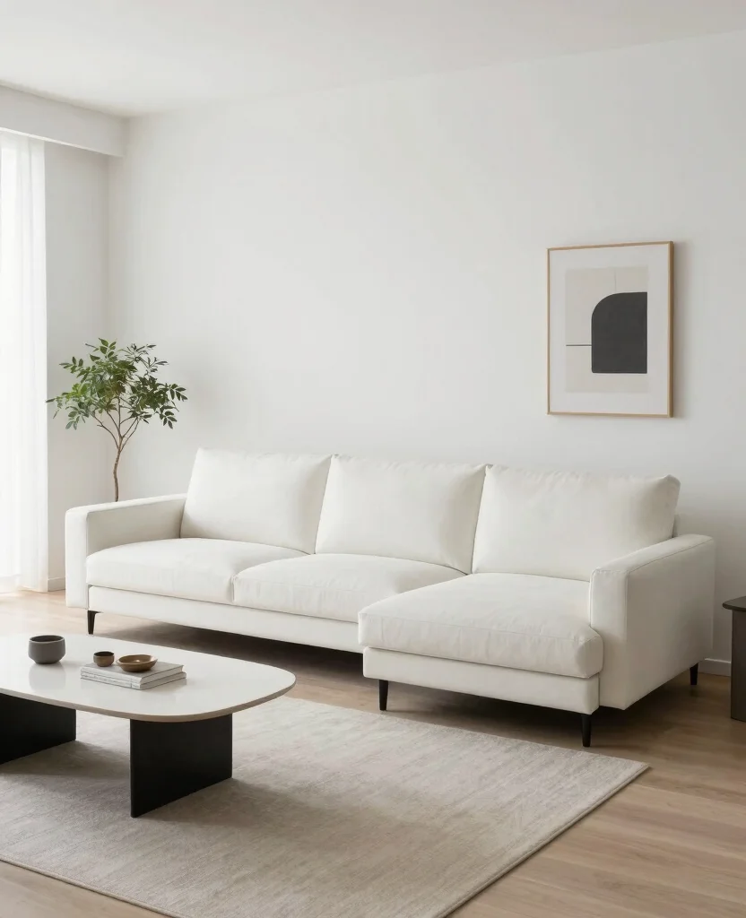 Discover the 19 Best Sectional Sofas for Heavy People (You'll Love #7!) - 8. The Chic Minimalist Sectional 1