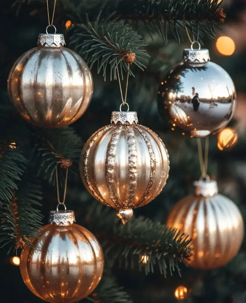 19 Stunning Vintage Christmas Ornaments Under $5 That'll Make You Nostalgic! 2 19 Stunning Vintage Christmas Ornaments Under $5 That'll Make You Nostalgic! / Mercury Glass Baubles