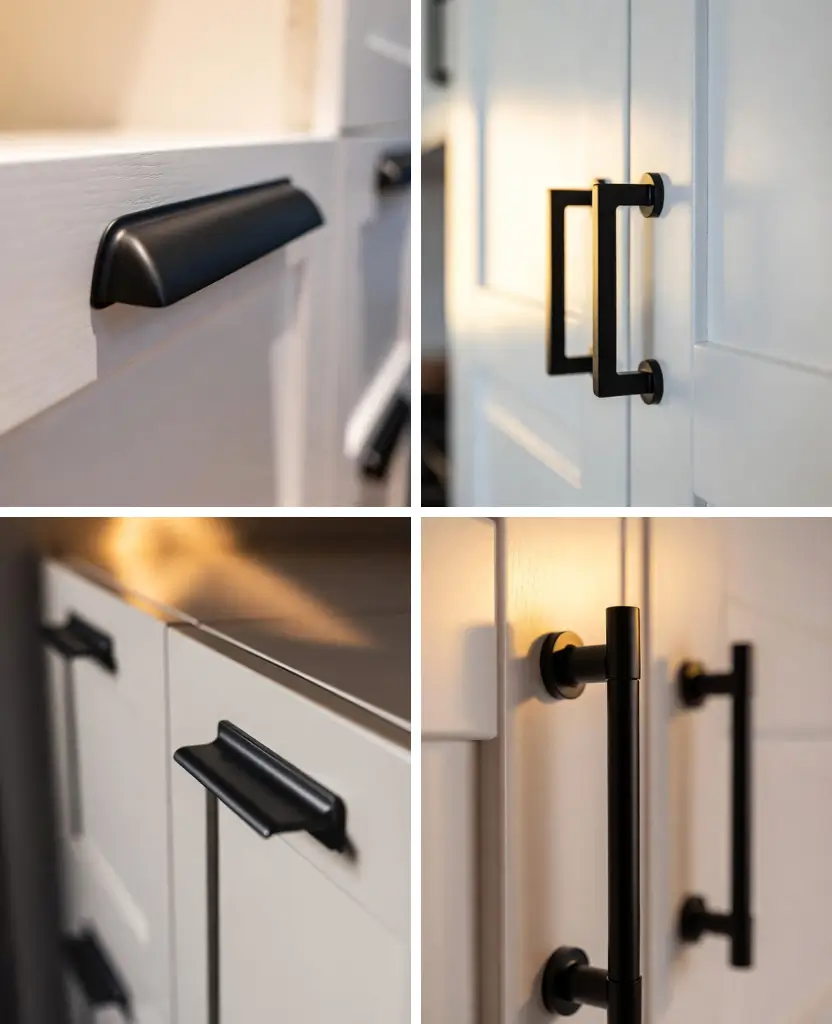 10 Simple Kitchen Upgrades That Make Your Space Look Classy, Organized & Super Practical 1 Simple Kitchen Upgrades / Replace Old Cabinet Hardware for an Instant Modern Look