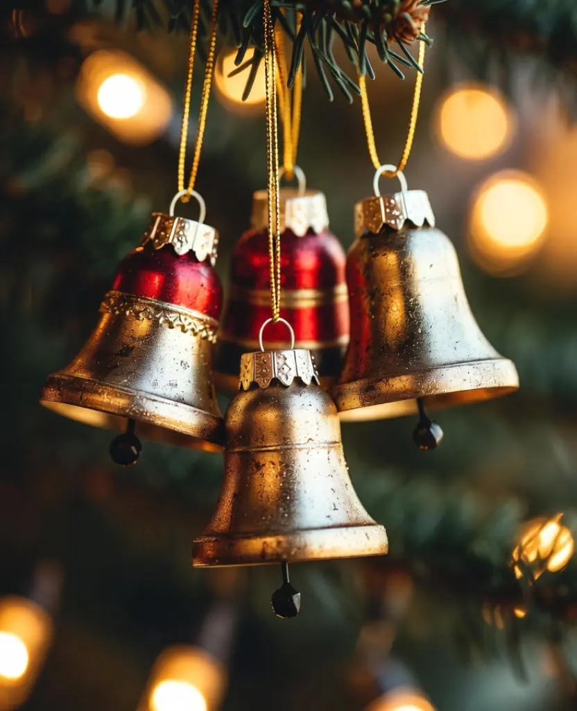 19 Stunning Vintage Christmas Ornaments Under $5 That'll Make You Nostalgic! 5 19 Stunning Vintage Christmas Ornaments Under $5 That'll Make You Nostalgic! / Retro Bell Ornaments
