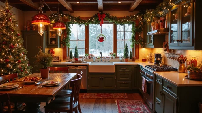 Transform Your Space: 19 Christmas Kitchen Decor Ideas You Can't Miss!