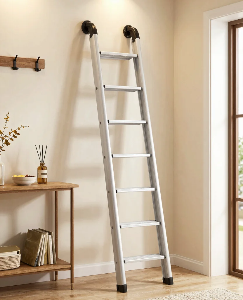 Unlock Hidden Storage: 19 Best Loft Ladders for Small spaces You Can't Miss! 101 Unlock Hidden Storage: 19 Best Loft Ladders for Small Areas You Can't Miss! - 10. Quick-Release Loft Ladder 1