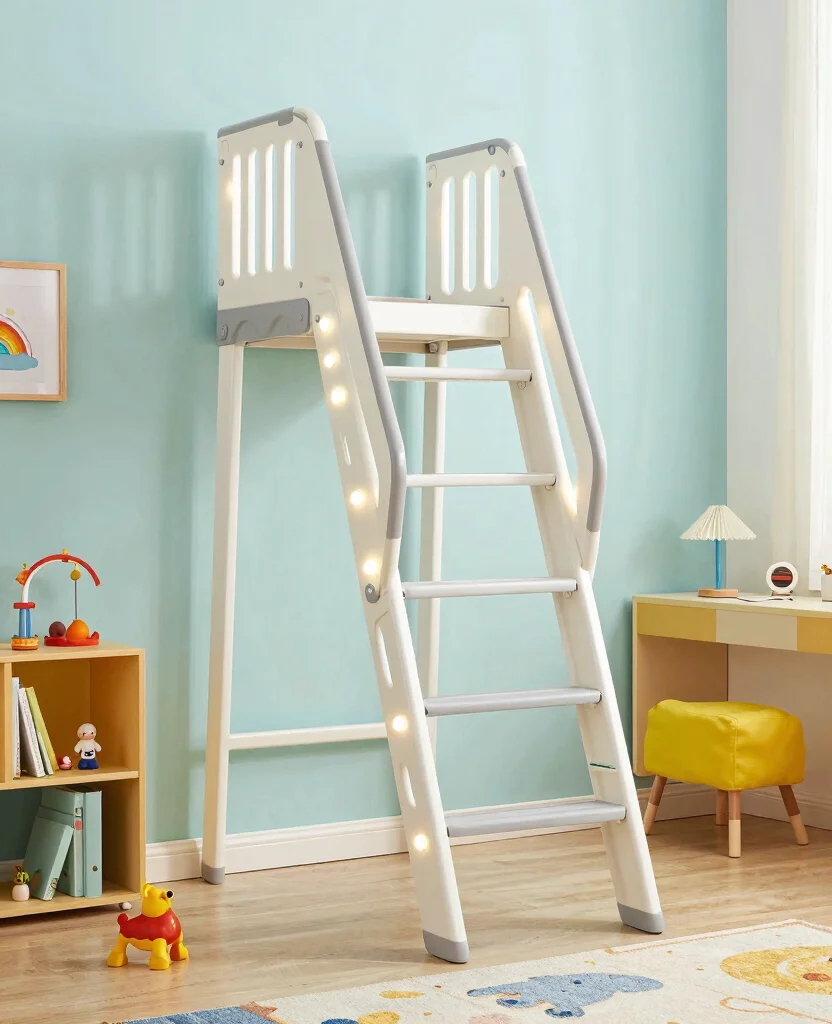 Unlock Hidden Storage: 19 Best Loft Ladders for Small spaces You Can't Miss! 112 Unlock Hidden Storage: 19 Best Loft Ladders for Small Areas You Can't Miss! - 11. Accessory-Compatible Loft Ladder 1
