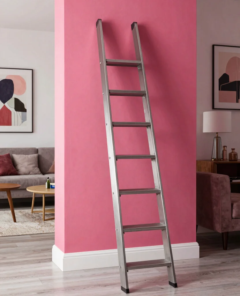 Unlock Hidden Storage: 19 Best Loft Ladders for Small spaces You Can't Miss! 145 Unlock Hidden Storage: 19 Best Loft Ladders for Small Areas You Can't Miss! - 14. Stylish Metal Loft Ladder 1