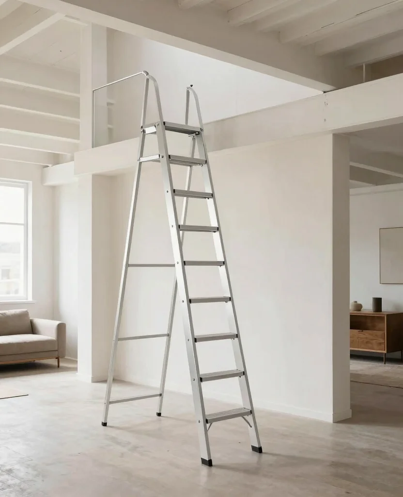 Unlock Hidden Storage: 19 Best Loft Ladders for Small spaces You Can't Miss! 13 Unlock Hidden Storage: 19 Best Loft Ladders for Small Areas You Can't Miss! - 2. Telescoping Loft Ladder 1