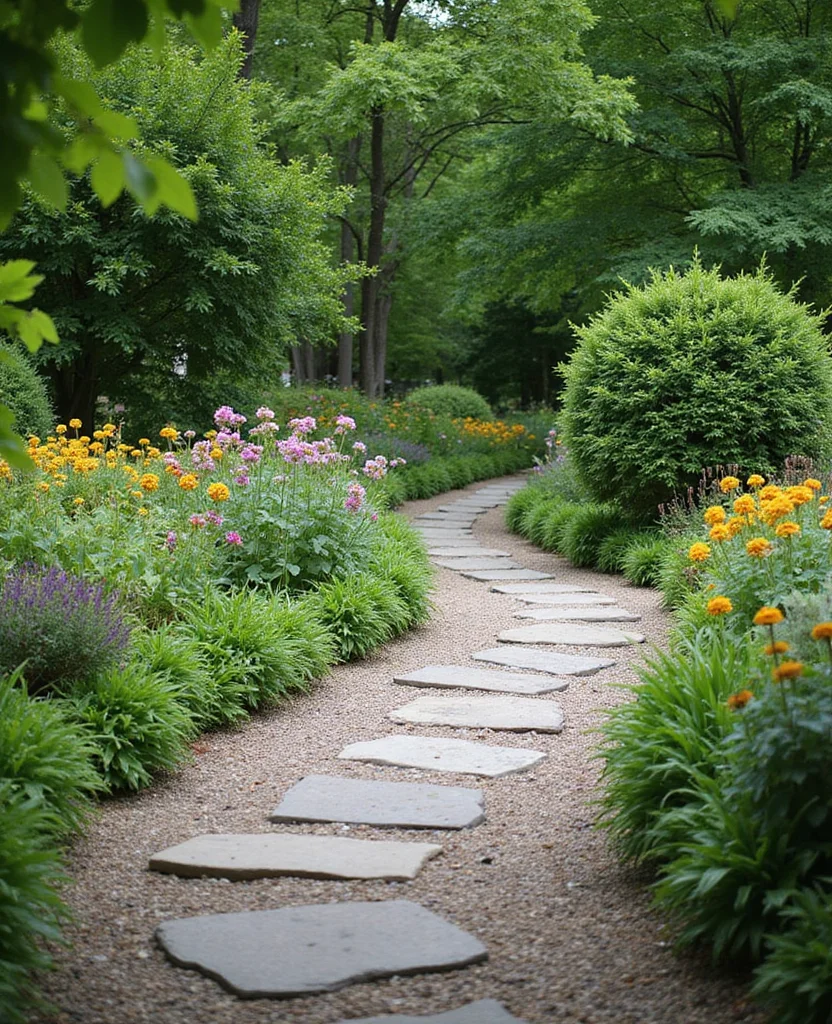 Unlock the Potential: 19 Sloped Side Yard Landscaping Ideas You Can't Miss! - 2. Creative Pathways
