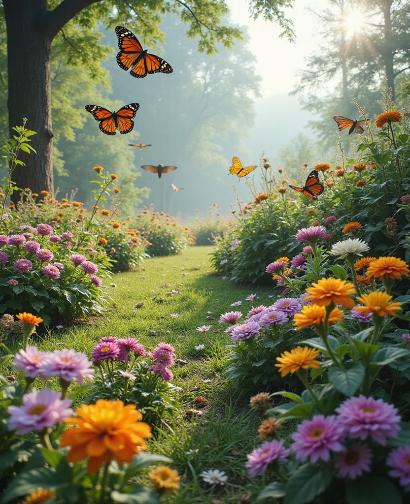 Unlock the Potential: 19 Sloped Side Yard Landscaping Ideas You Can't Miss! - 3. Butterfly Garden