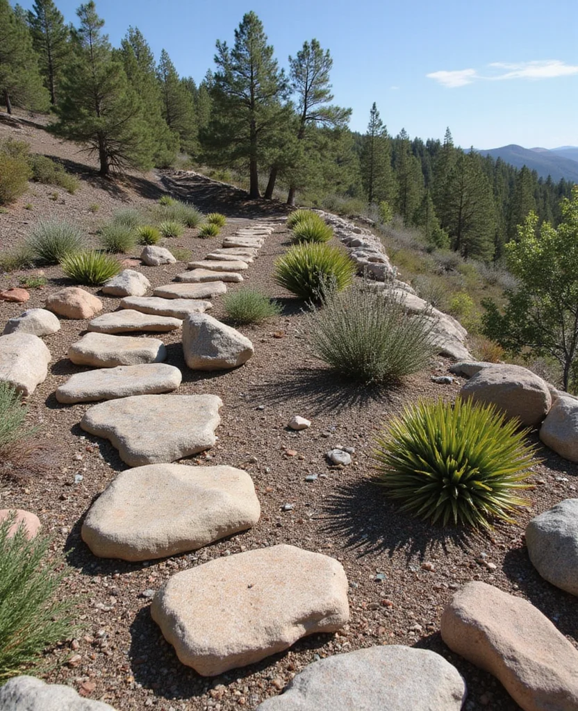 Unlock the Potential: 19 Sloped Side Yard Landscaping Ideas You Can't Miss! - 4. Rock Gardens