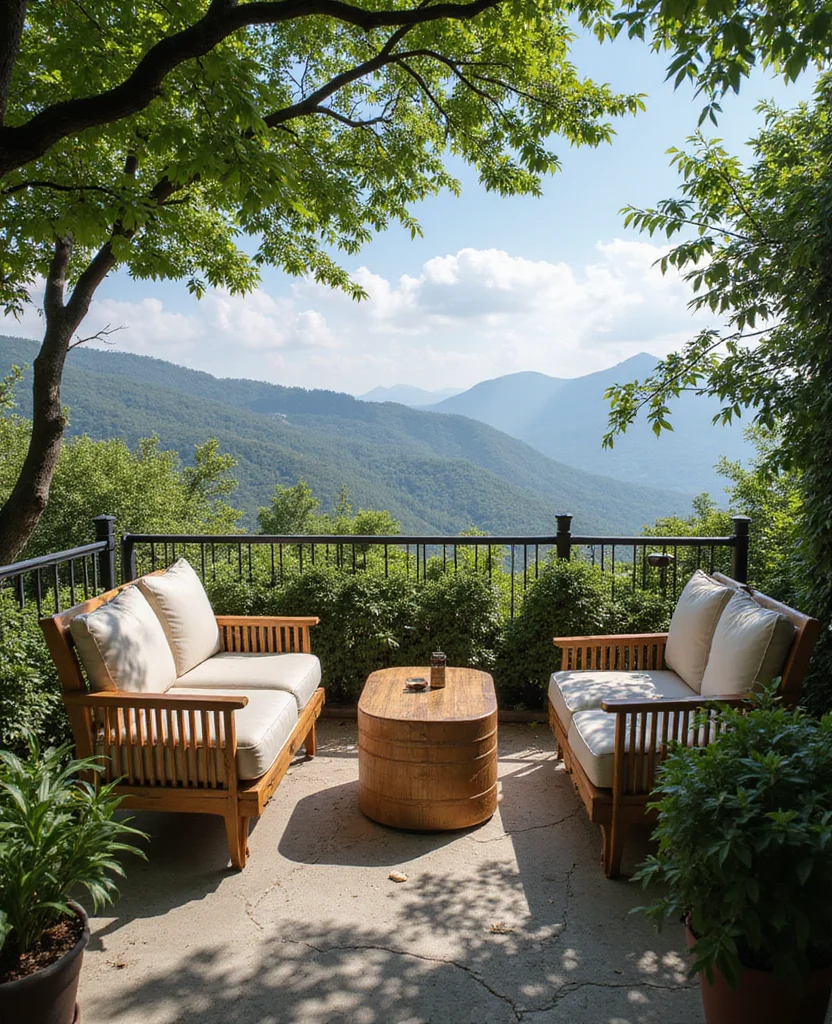 Unlock the Potential: 19 Sloped Side Yard Landscaping Ideas You Can't Miss! - 8. Outdoor Seating Areas