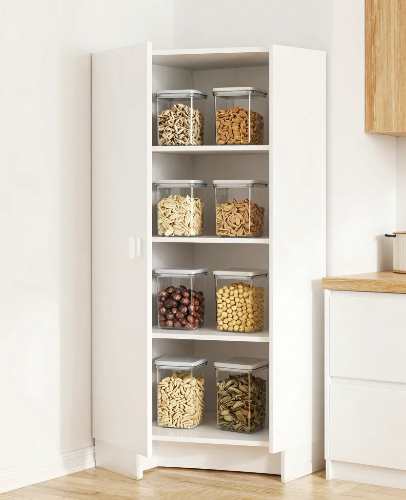 Unlock the Secrets: 19 Small Corner Kitchen Cabinet Ideas That Turn Wasted Space Into Storage Gold! 68 Unlock the Secrets: 19 Small Corner Cabinets That Maximize Your Kitchen Space! - 7. Corner Pantry Solutions 1
