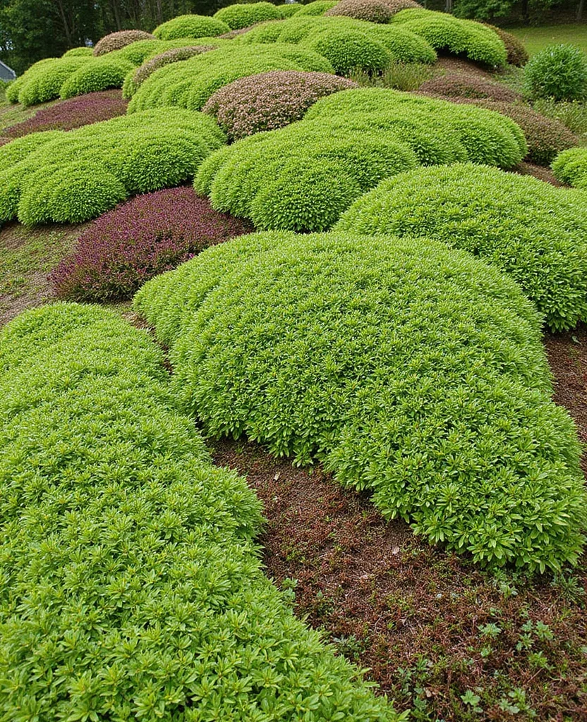 Unlock the Secrets: 19 Small Sloped Garden Ideas to Maximize Your Space! - 10. Use Ground Cover Plants