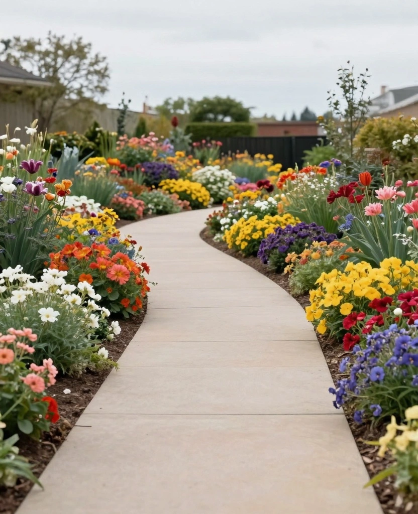 Unlock the Secrets: 19 Small Sloped Garden Ideas to Maximize Your Space! - 12. Focus on Seasonal Plants