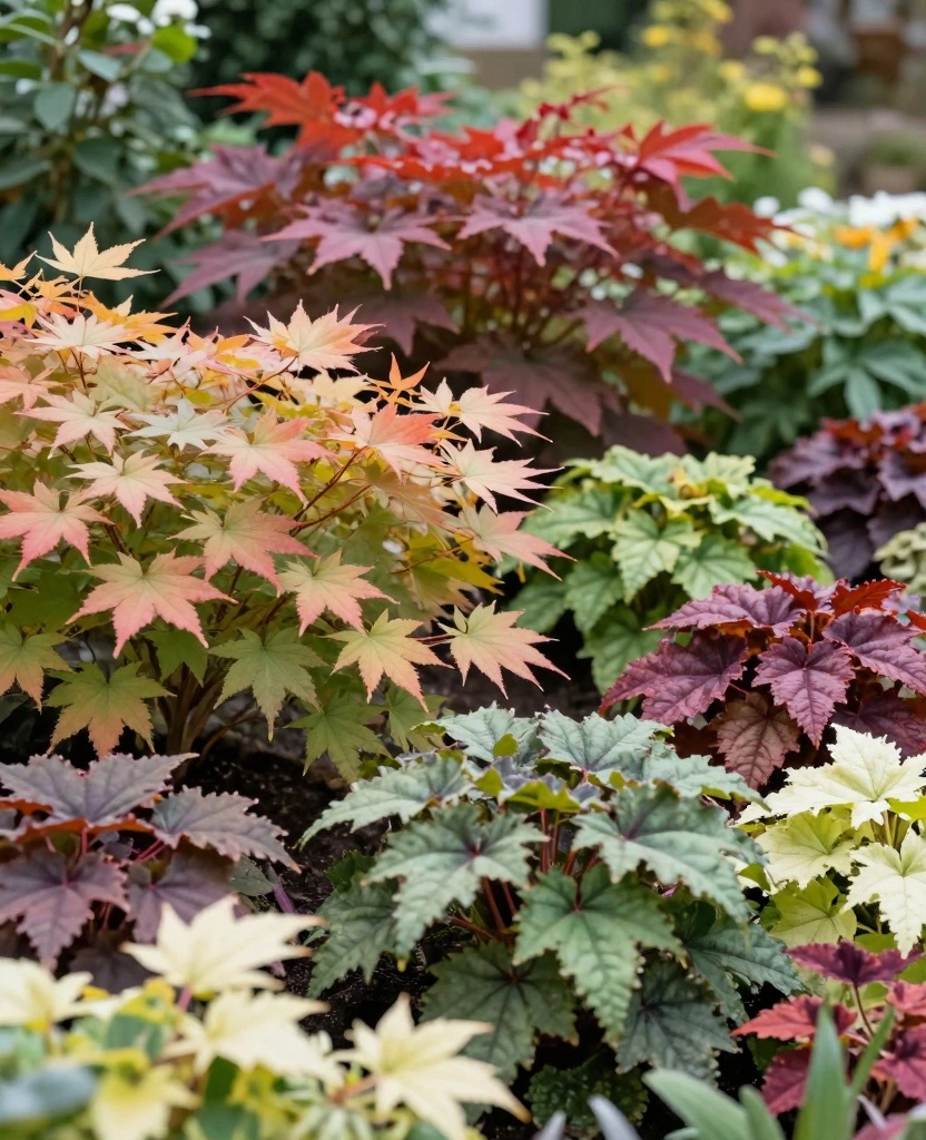 Unlock the Secrets: 19 Small Sloped Garden Ideas to Maximize Your Space! - 18. Experiment with Colorful Foliage