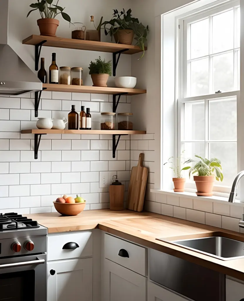 10 Simple Kitchen Upgrades That Make Your Space Look Classy, Organized & Super Practical 5 Simple Kitchen Upgrades / Upgrade Your Backsplash to Add Texture & Style