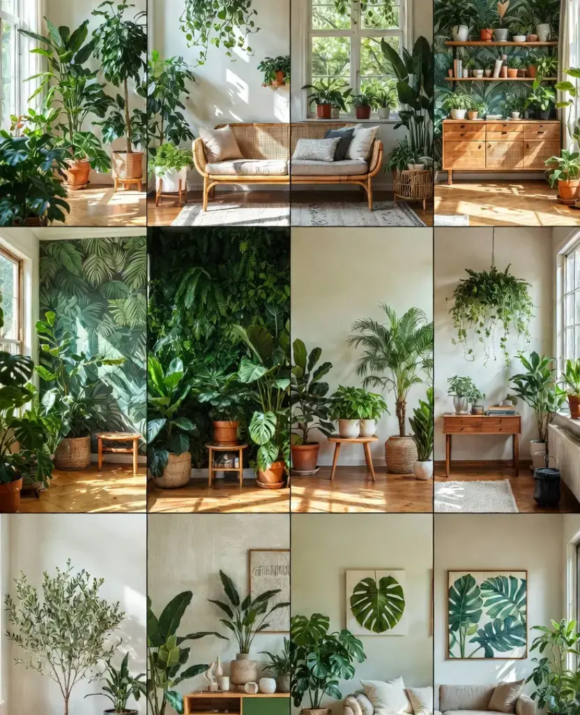 19 Living Rooms with Lush Greenery That Will Transform Your Home into a Tropical Paradise! 21 19 Living Rooms with Lush Greenery That Will Transform Your Home into a Tropical Paradise!