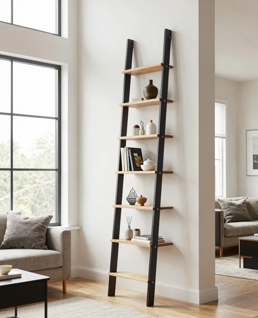 19 Clever Wall Mounted Loft Ladders to Upgrade Your Renovation Game (Don’t Miss #4!) - 15. Ladder with Built-In Storage 1