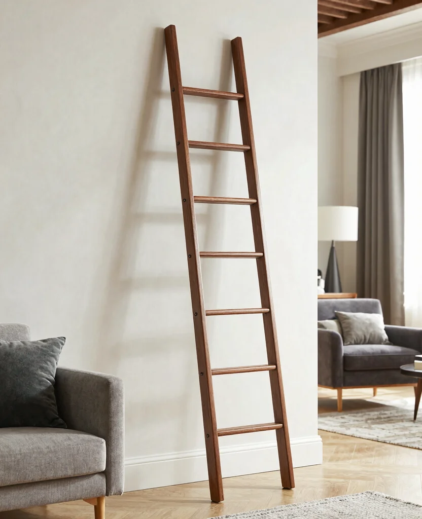 19 Clever Wall Mounted Loft Ladders to Upgrade Your Renovation Game (Don’t Miss #4!) - 19. Stylish Wall-Mounted Ladders 1