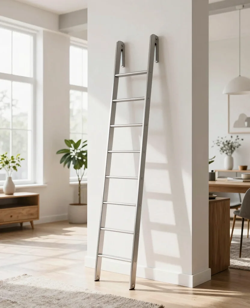 19 Clever Wall Mounted Loft Ladders to Upgrade Your Renovation Game (Don’t Miss #4!) - 3. Folding Ladders for Space Saving 1